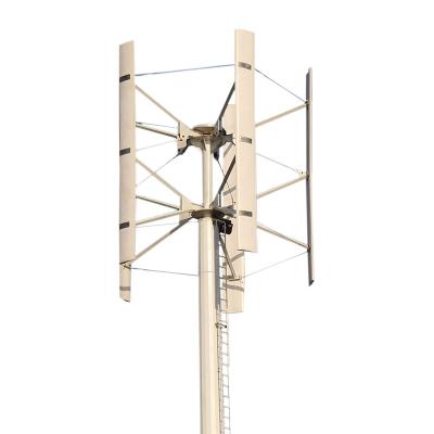 China High Efficient 5kw Aluminum Alloy Wind Turbine Vertical Shaft For Home Use for sale