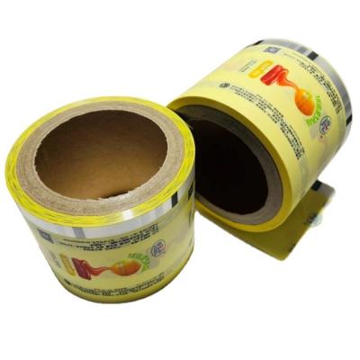 China Moisture-proof packing film mat opp/PE packing roll film bag automatic compound roll film for sale