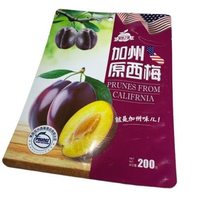 China Food Grade Security Customized Dried Fruit Packaging Three Side Sealed Plastic Biodegradable Bag for sale