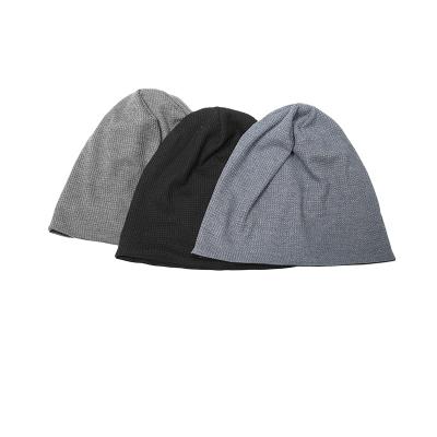 China COMMON Hemispherical Beanie Hat Pile Cap Baotou Polyester Autumn/Winter Solid Color Hat Light Weight Unisex Hooded Hat for sale