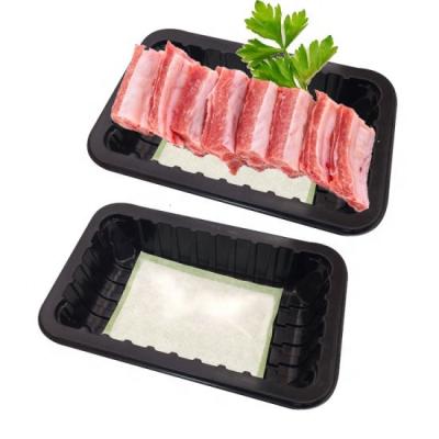 China Disposable plastic fresh vegetable and fruit meat beef display mushroom food tray in supermarket for sale