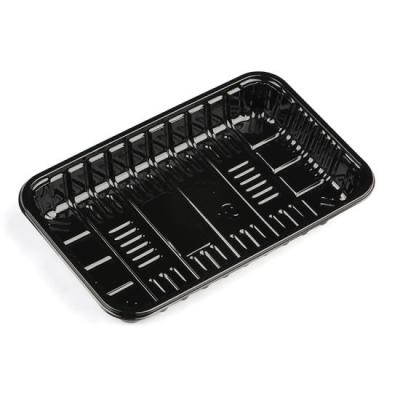 China Agriculture food tray fresh fruit vegetable tray plastic packaging supermarket display tray for sale