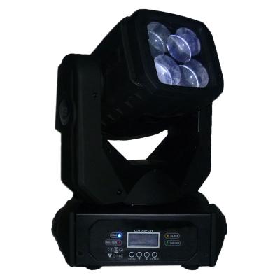 China Super Beam Hotel Stage Light Popular DJ Party Nightclub 4x25W LED Moving Head Light for sale