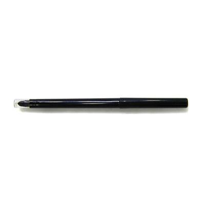 China Plastic Empty Black Cosmetics Eyebrow Tube Pencil Container With Silk Screen Or Hot Stamping for sale