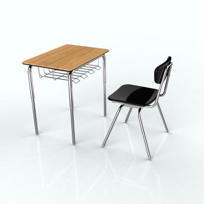 China Modern JHMenards School Furniture Classroom Student Chair with Writing Table for sale