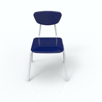 China Modern Wholesale Custom Oriented Cheap Student Plastic Chair With Metal Legs for sale