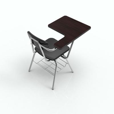 China Modern Wholesale High Quality Students Study Chair With Tables / Notepad for sale