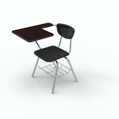 China Modern China Supplier Stackable Chairs Training Chairs Student Chair With Writing Pad for sale