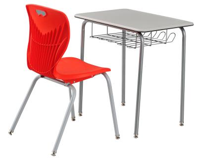 China Modern Hard Thermosetting Plastics Chairs School Desk And Chair for sale