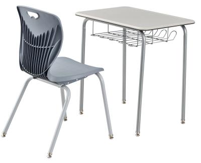 China Modern Hard Thermosetting Plastics Chairs School Desk And Chair for sale