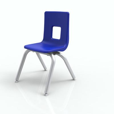 China Modern High Quality PP Seat Metal Frame School Student Chair Kids Study Chair for sale