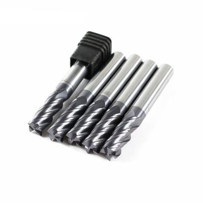 China Supplier Professional Carbide High Speed ​​Cutters Square Flute End Mill 2-6 End Mill For Aluminum for sale