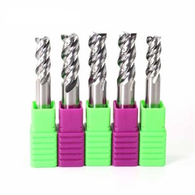 China 2-4 Spline 2-4 Spline Hss Cutting Tools Aluminum End Mill For Aluminum With High Performance for sale