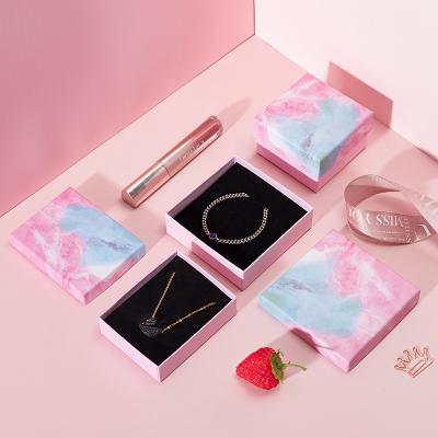 China Materials TaiYi Kraft Paper Jewelry Box Recycled Jewelry Gift Box Can Be Customized Packaging Jewelry Boxes for sale