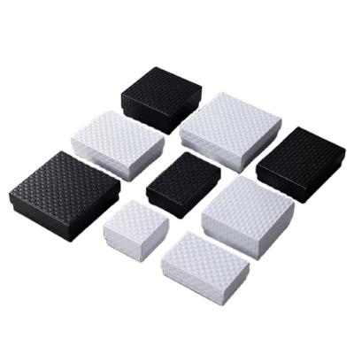 China Recycled Materials Customized Black Jewelry Packaging Box Set Jewelry Gift Box For Jewelry Packaging for sale