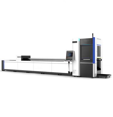 China YKLC01 water cooled laser cutting5KW 8KW machine for square tube, round tube and special-shaped tube for sale