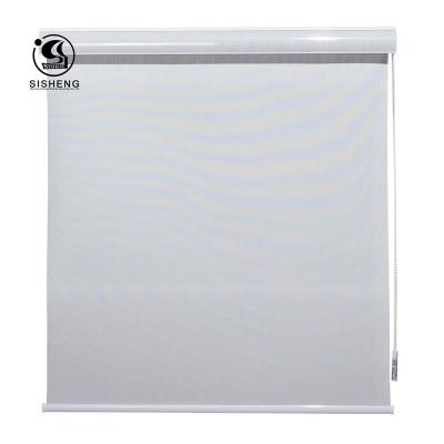 China Durable Top Quality Double Sides Coating Motorized Horizontal Waterproof Blinds For Bathroom for sale