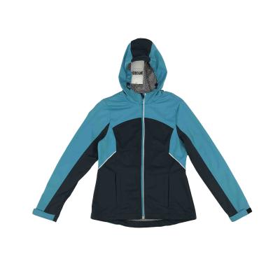 China Women's QUICK DRY custom made polyester softshell jacket OEM waterproof lightweight jacket for outdoor spring autumn for sale