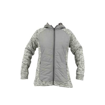 China OEM Breathable Women's Softshell Jacket With High Hood Collar Knitted Fabric With Chest Windproof Jacket for sale