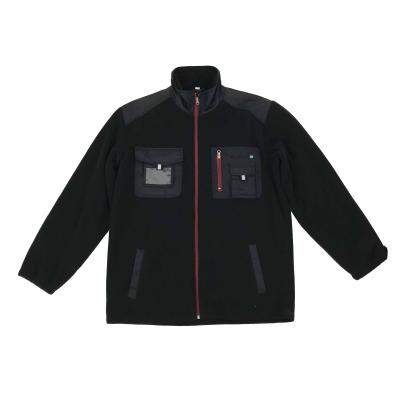 China New Style Breathable Track Jacket Polyester Fleece Softshell Jacket For Men for sale