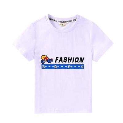 China Wholesale Anti Shrink Custom Printed Round Neck Short Sleeve T Shirts For Kids 3 To 12 Years Old Boys T Shirts for sale