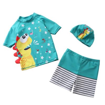 China 2021 New Customizable Printing Kids Swimming Trunks Breathable Swimsuit Boys Cute Cartoon Quick-drying Split Swimsuit for sale