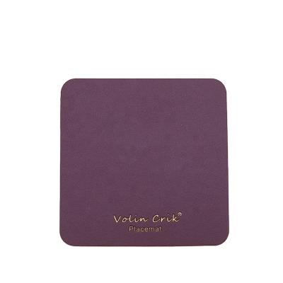 China Viable Flourish Viable Fashion Cup Coasters Place Mat Coaster Set Leather Coaster Blanks for sale