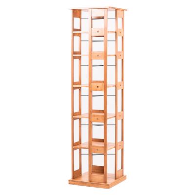 China Fashion White Modern Expandable Space-Saving Mobile Furniture Bookcase Large Capacity Storage Shelf for sale