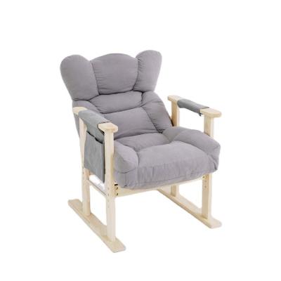 China (Other) Modern Nordic Luxury Folding Adjustable Arm Indoor Wooden Office Lounge Chair for sale