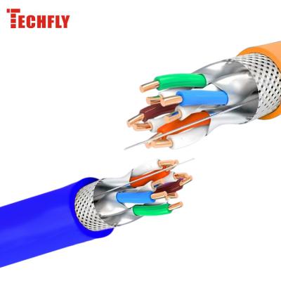 China Network system cat6a Cat7 network LAN cable roll 100m 305m LSZH PVC UTP SFTP roll 100m 305m LSZH Cat 7 Ethernet cable for sale