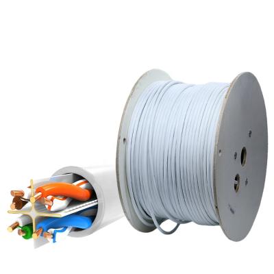 China High Quality Telecommunication Ethernet Cable 23awg Cat 6 UTP Certifier CCA CCAE PVC LSZH Cat6 Network Cable for sale