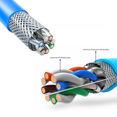 China cat 7 SFTP network cable cat7 meters cable network system Ethernet LSZH 1000mhz price 305m1000mhz for sale