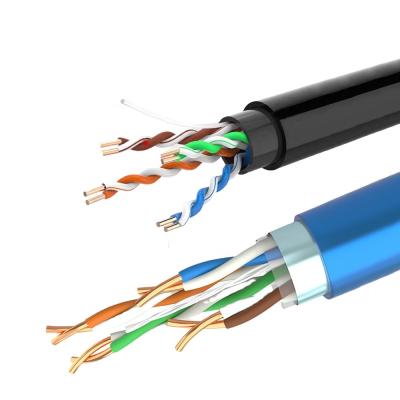 China Telecommunication Zhejiang best price PVC LSZH communication cables 305m ftp bare copper network cable cat5e for sale