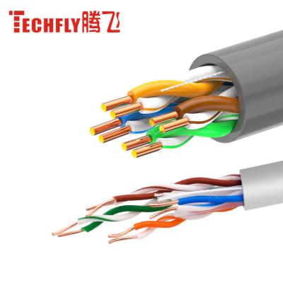 China China supplier ethernet cable Cat 5e UTP bare copper wire 305m roll cat5e network lan cable for sale