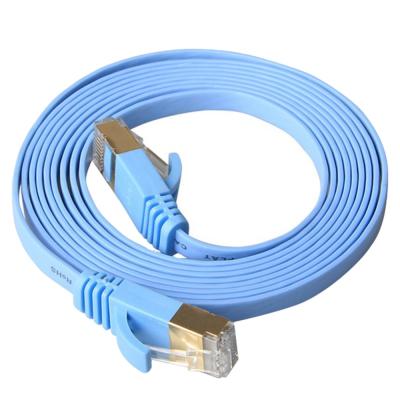 China telecommunication computer use pvc utp ftp transmission rj45 network cable cat6 cat6a cat7 outdoor flat patch cord for sale