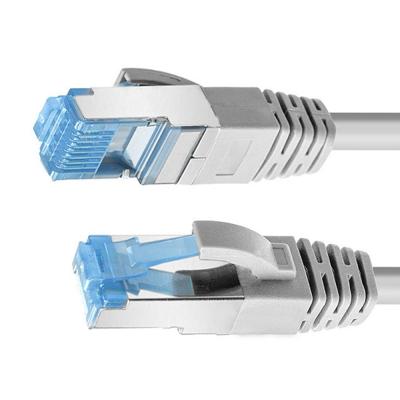 China Telecommunication computer use rj45 connector flat cable pvc ftp cat6 cat7 outdoor flat patch cord for sale