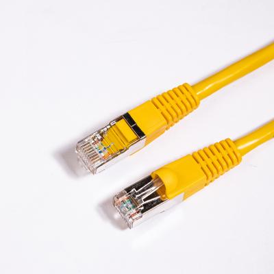 China Hot Sales LSZH Telecommunication CAT6a PVC Jacket Protected Network Cable FTP RJ45 CAT6a Bare Copper Patch Cord for sale