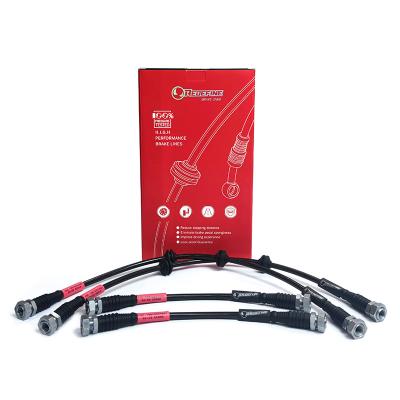 China REDEFINE High Performance Stainless Steel Braid Brake Lines Hose For VW Golf 6 R20/R32 6R A5 GOLF (1K) for sale