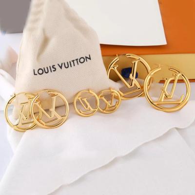 China Lead Fashion Jewelry Designer Environmental Friendly 18K Gold Plated Stainless Steel 23/33/43 Mm Huggie Hoop Earring for sale