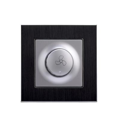 China Durable Hermano CE/TUV/CB Certified EU Standard Brushed Aluminum Flush Mount 600W Fan Speed ​​Regulator for sale