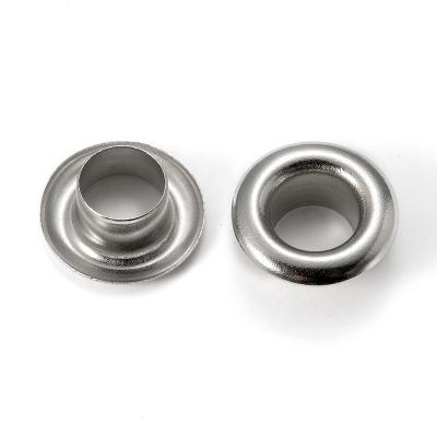 China Nickel Free Stainless Steel Eyelet For Custom Logo Stainless Steel Eyelet For Garment Accessories for sale