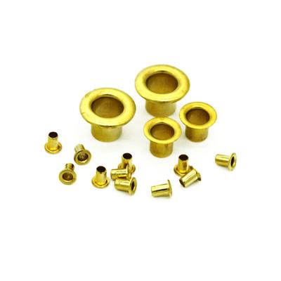 China Customized 1mm 2mm 4mm small nickel free brass electronic eyelet for sale