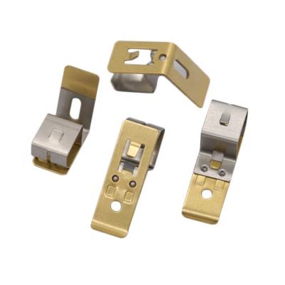 China OEM E27 Electronic Brass Clip Stainless Steel Metal Stamping Parts Customized Stamping for sale