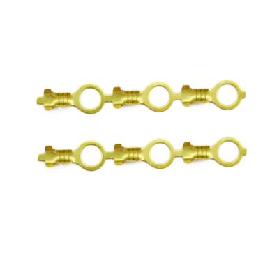 China Electronic components factory wholsale 4.2mm double foot ring brass terminal for sale