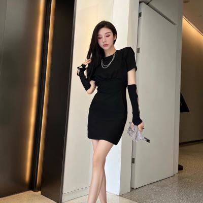 China 2022 Summer New Arrival Fashion Casual Dress Breathable Simple Elegant Sexy Luxury Clothing OEM Brand Custom Dress for sale