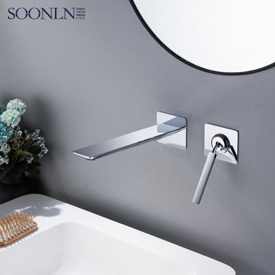 China Modern Wholesale High Quality Concealed Bathroom Basin Mixer Cold Water Faucet for sale