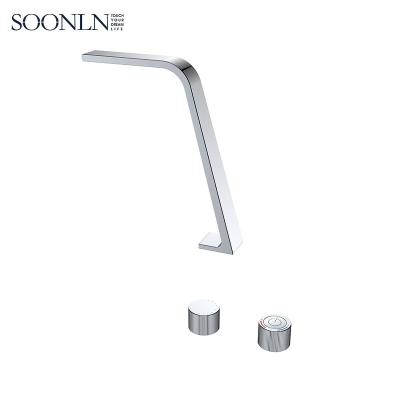 China Good Quality Modern Single Handle Bathroom Wash Long Lever Basin Mixer Tap for sale