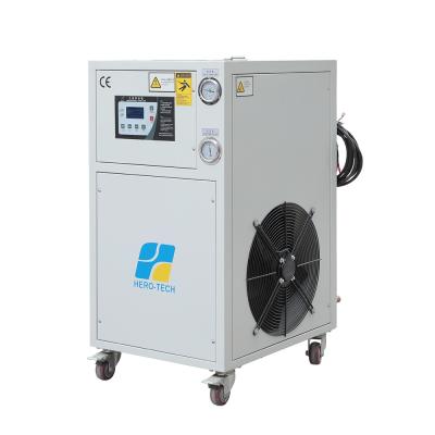 China Hotels 6kw 2hp Air Cooled Portable Industrial Water Chiller 220V To 240V 60HZ for sale