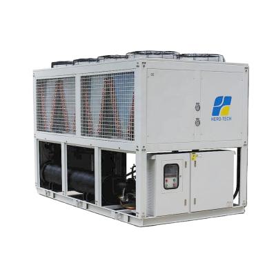 China Hotels 280kw Air Cooled Industrial Cooling Screw Water Chiller Chiller for sale