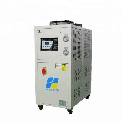 China CNC machine oil and hydraulic oil chiller 5hp shaft stable tube chiller for sale